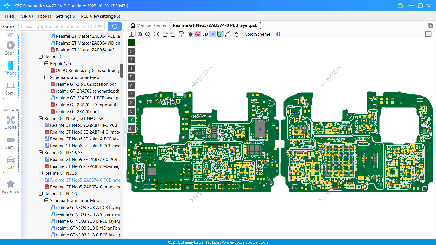 Realme GT Neo5-2AB574-0 PCB Layer